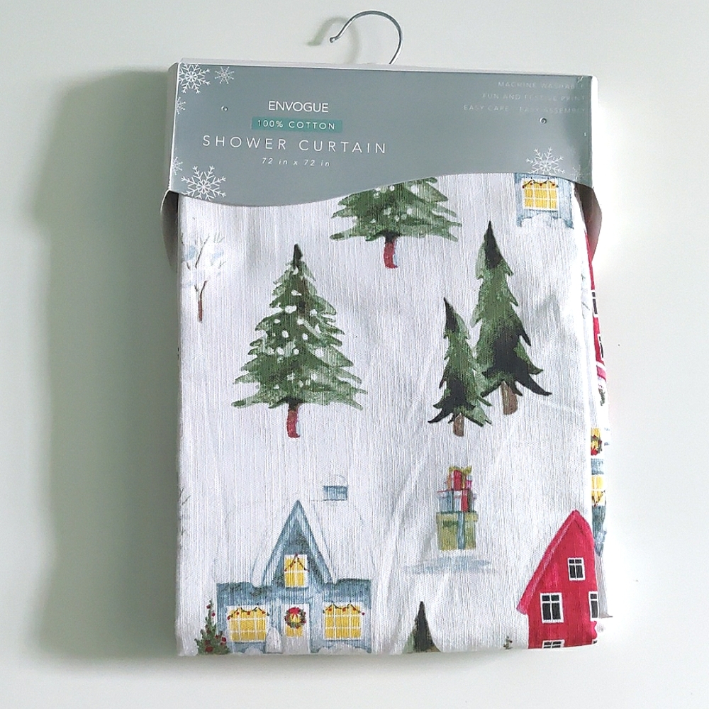ENVOGUE SHOWER CURTAIN XMAS